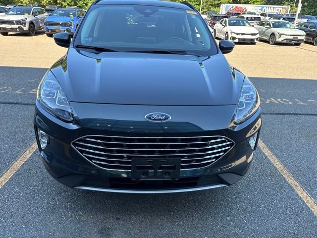Used 2022 Blue Metallic Ford Titanium Hybrid image 2