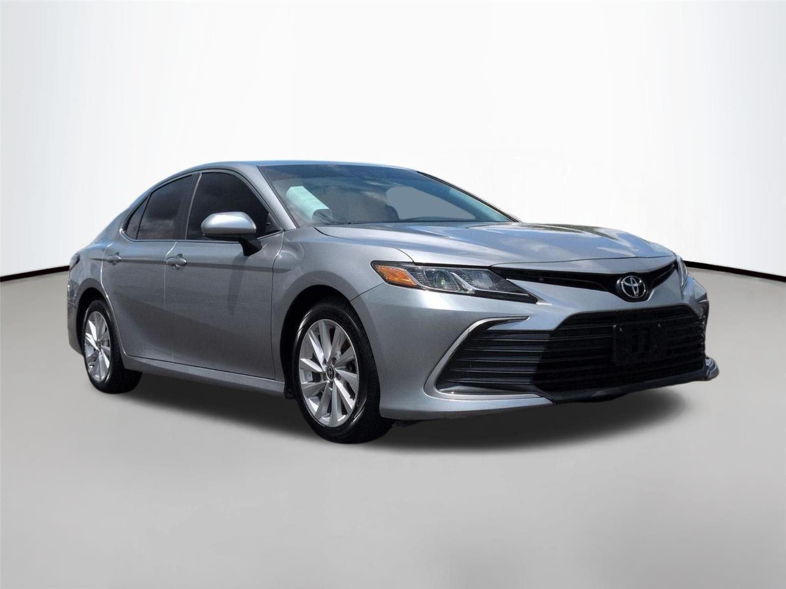 Used 2021 Celestial Silver Metallic Toyota LE image 7