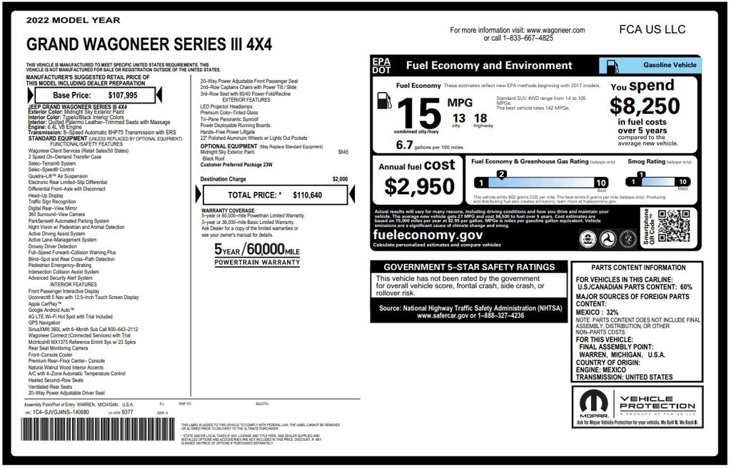 Used 2022 Black Jeep Series III image 3