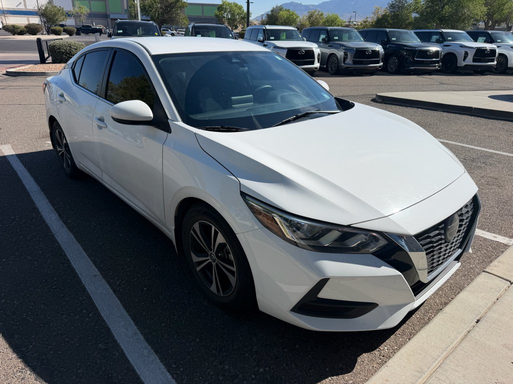 Used 2020 Aspen White Tricoat Nissan SV image 2