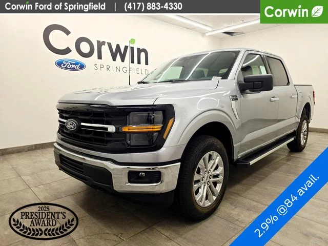 New 2026 Iconic Silver Metallic Ford XLT image 1