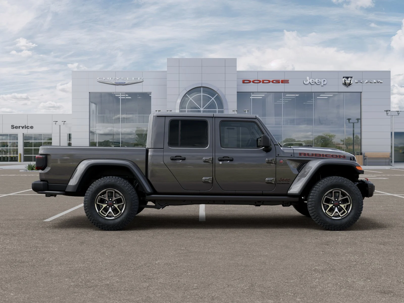 New 2026 Granite Crystal Metallic Clear-Coat Exterior Paint Jeep Rubicon X image 47