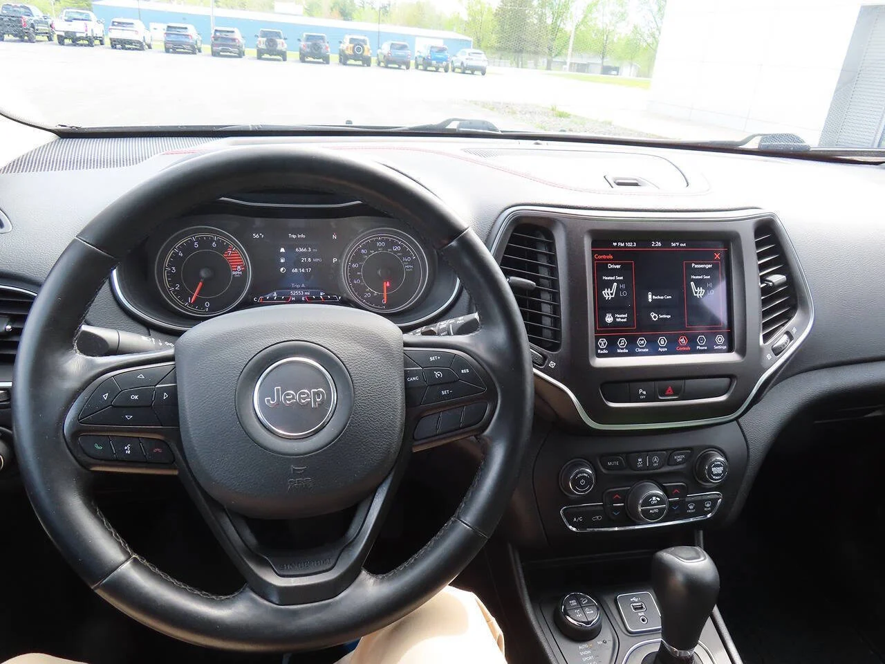 Used 2021 Light Brownstone Pearl Coat Jeep Trailhawk 4x4 4dr SUV image 16
