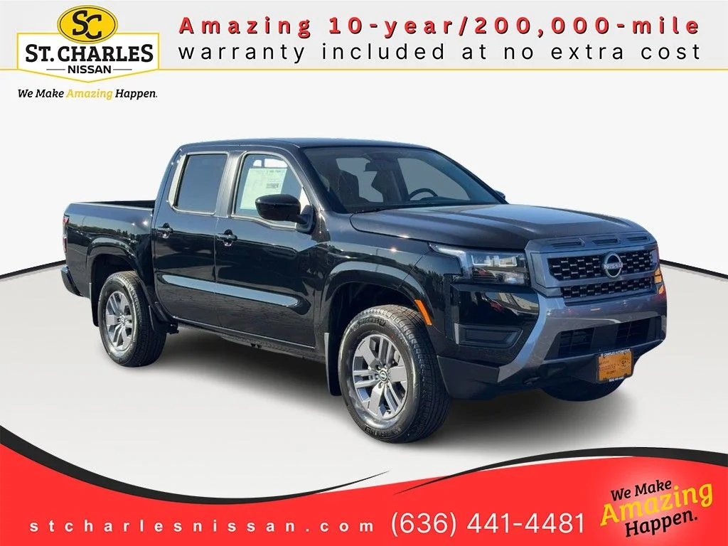 New 2026 Super Black Nissan Crew Cab SV image 1