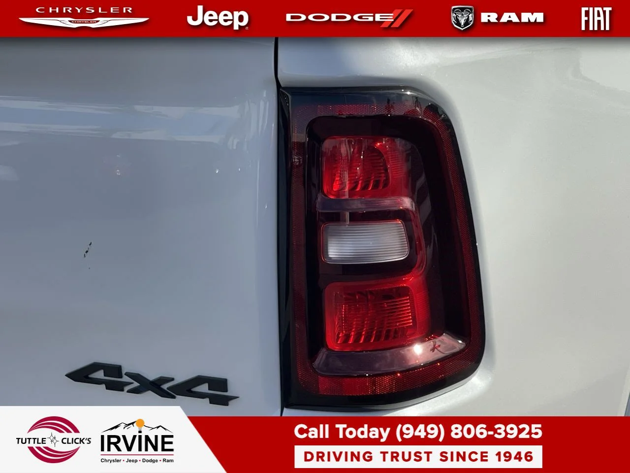 New 2027 Ivory White Tri-Coat Pearl-Coat Exterior Paint RAM Laramie image 15