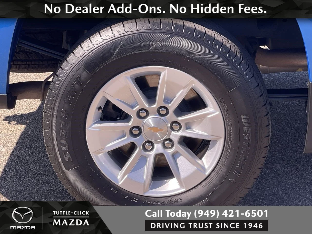 Used 2025 Riptide Blue Metallic Chevrolet LT image 20