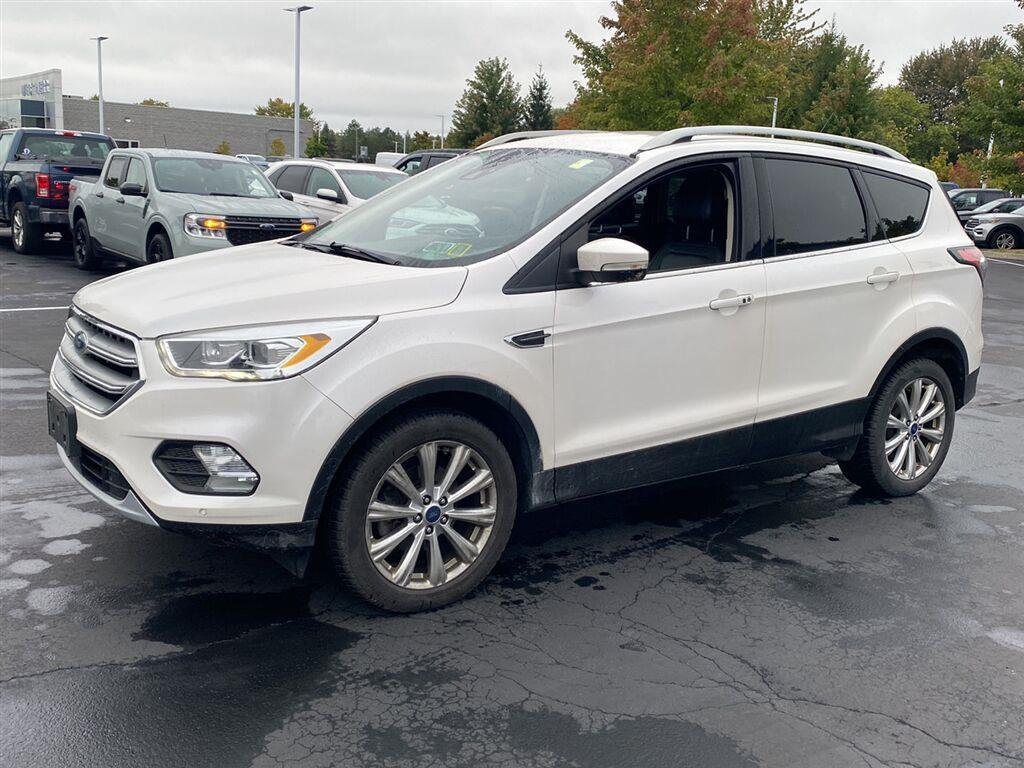 Used 2017 White Platinum Metallic Tri-Coat Ford Titanium image 6