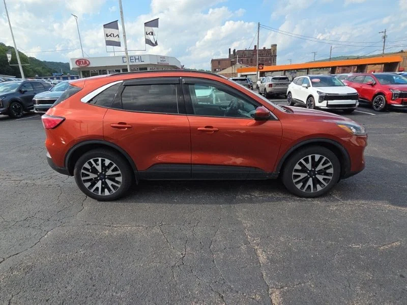 Used 2020 Orange Ford SEL image 8