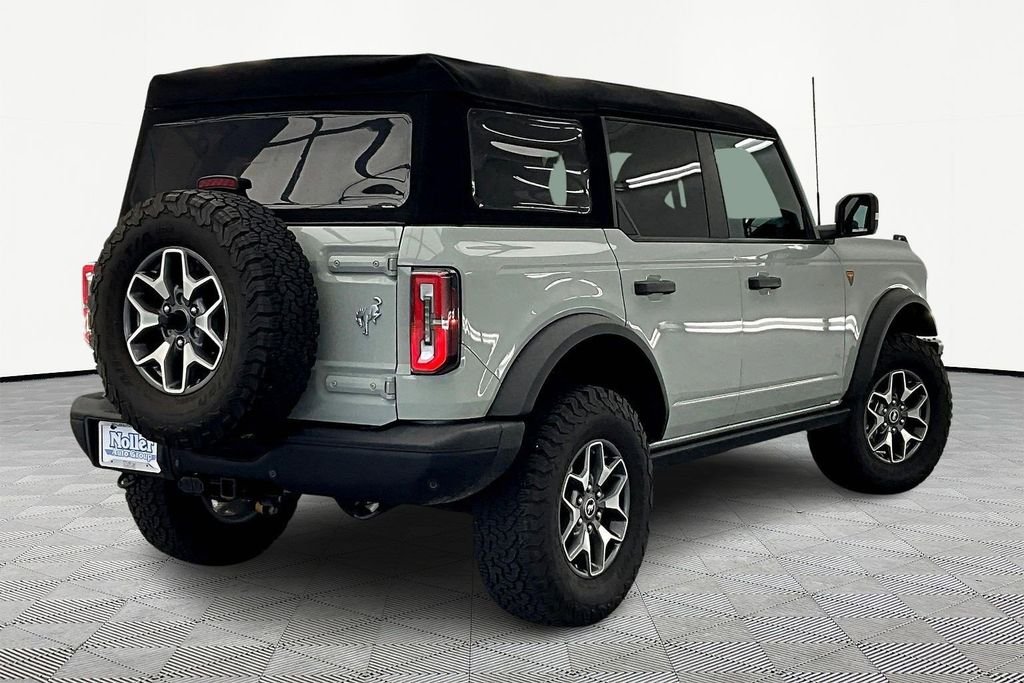 Certified 2023 Ford Bronco 4-Door Badlands with VIN 1FMEE5DP9PLB81907 for sale in Kansas City