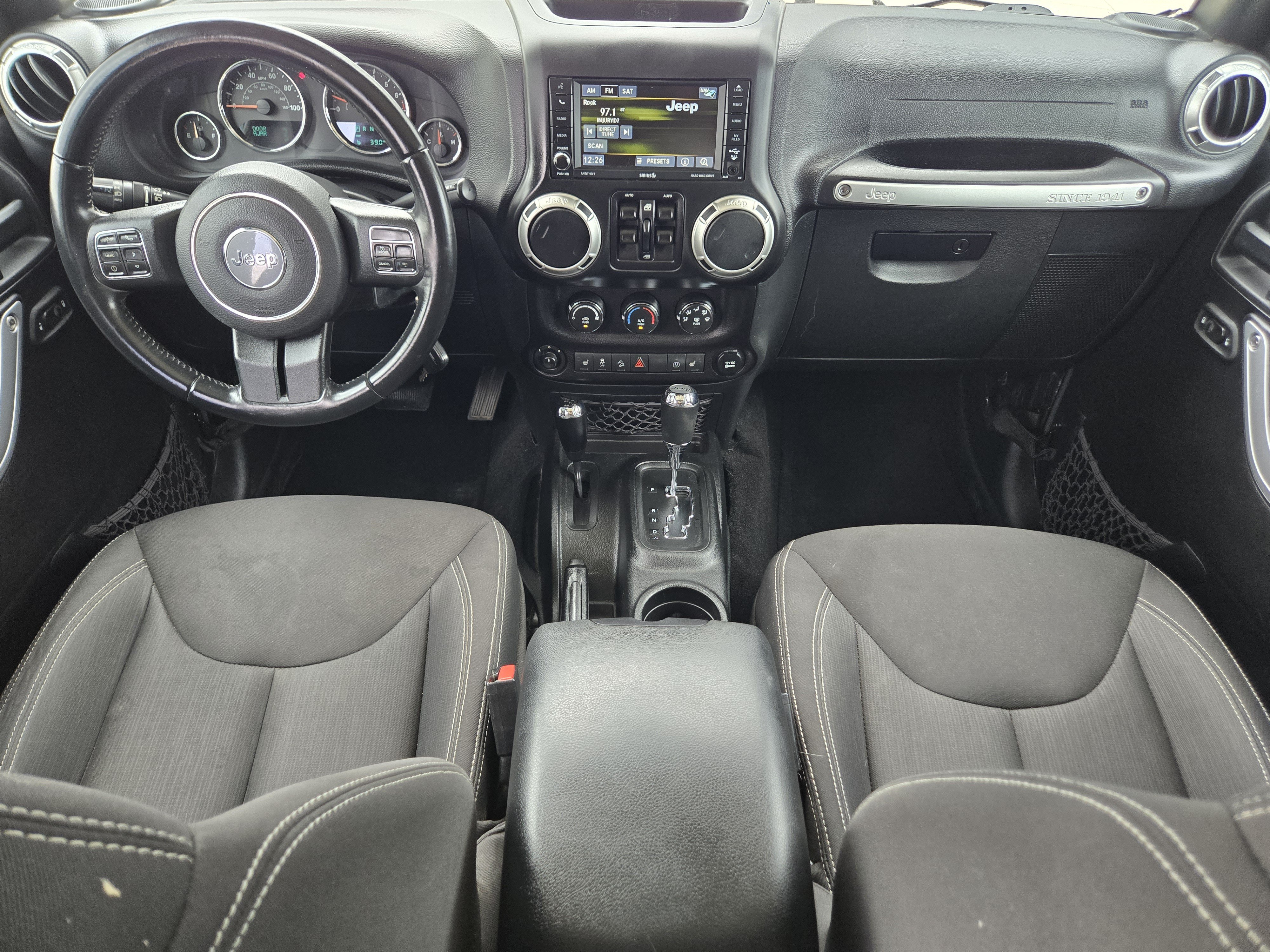 Used 2017 Granite Crystal Metallic Clearcoat Jeep Sahara image 2