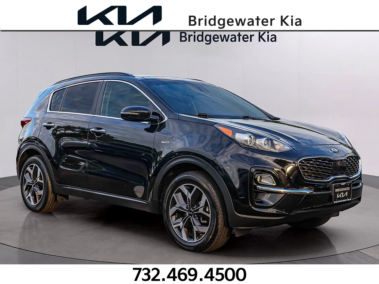 Certified Used 2022 Black Cherry Kia EX image 1