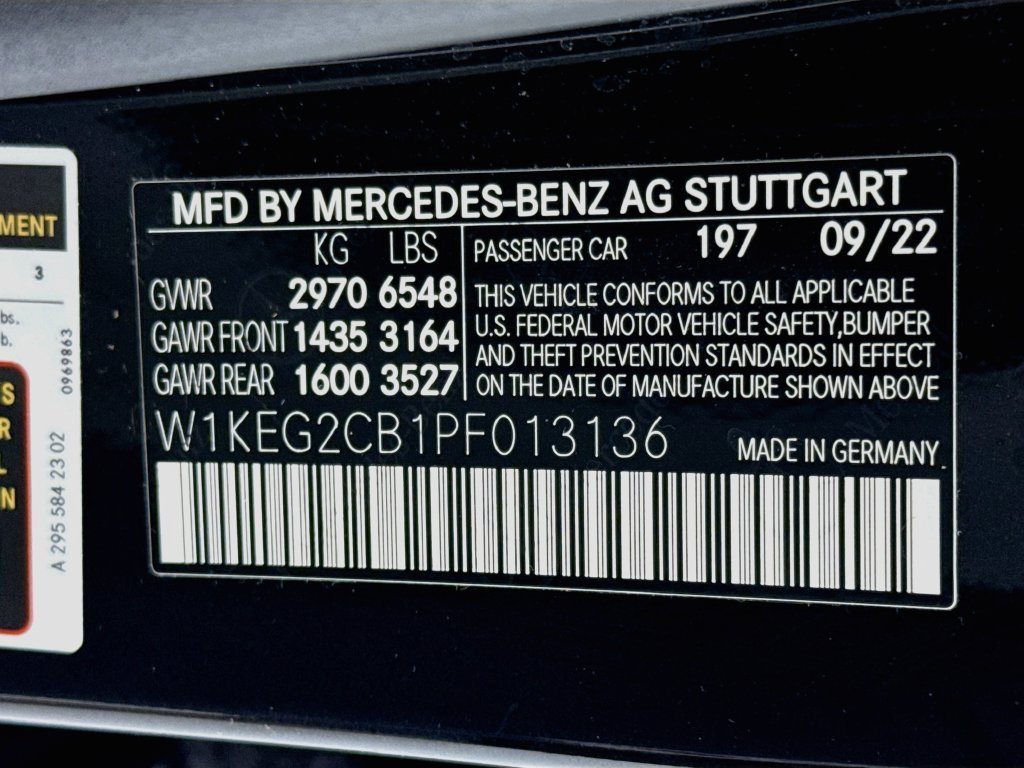 Certified Used 2023 Black Mercedes-Benz 500 Sedan image 33
