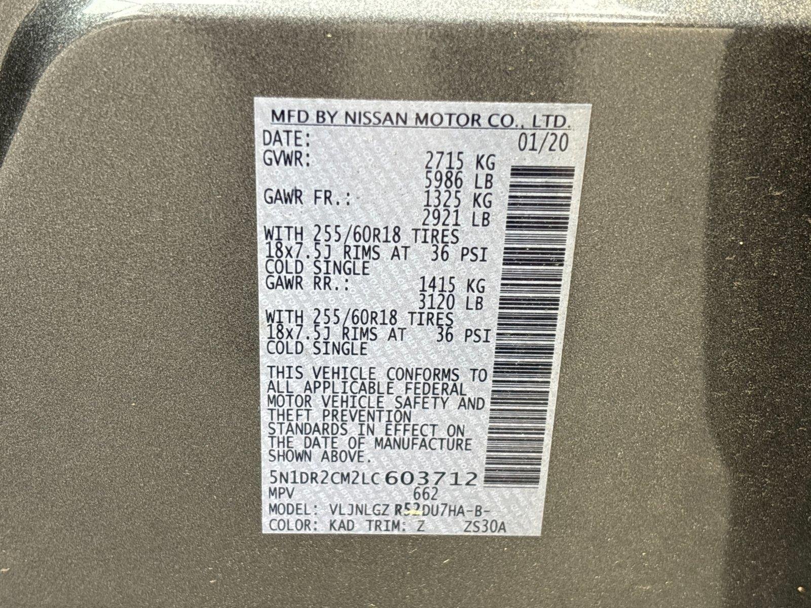 Used 2020  NISSAN SL image 11