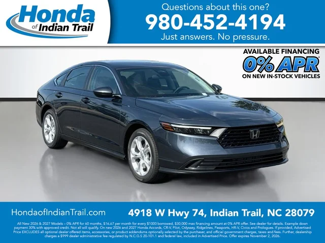 2026 Honda Accord Sedan LX