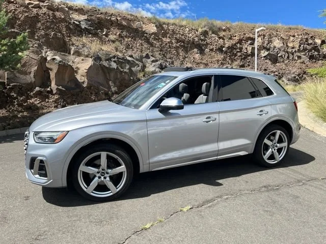 Used 2022 Silver Metallic Audi Premium Plus image 1