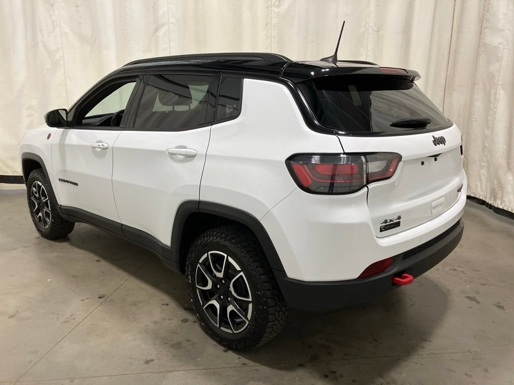Used 2024 Bright White Clearcoat Jeep Trailhawk image 26