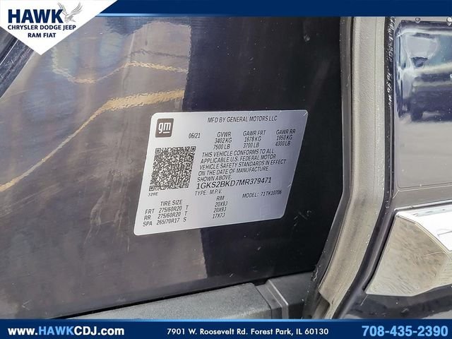 Used 2021 Blue GMC SLT image 32