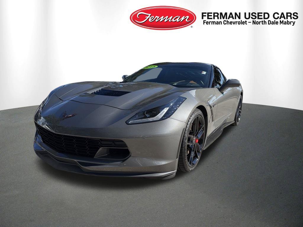 Used 2015 SHARK GRAY METALLIC Chevrolet Z51 3LT image 6