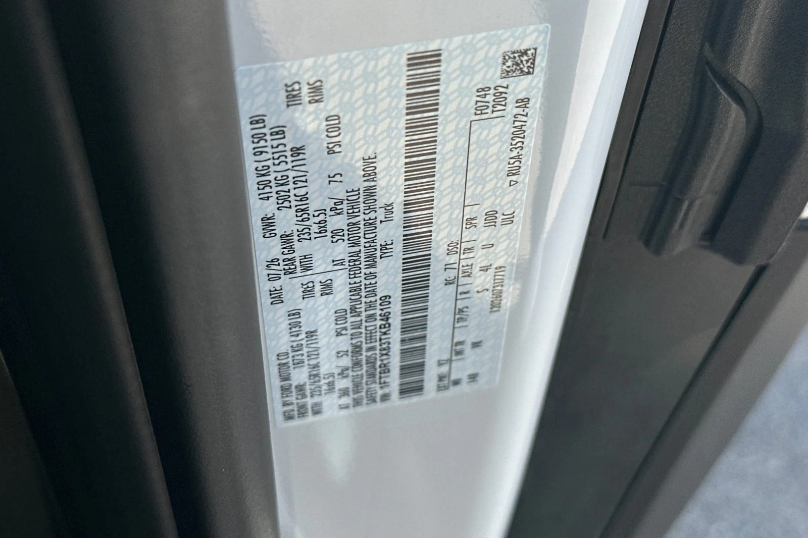 New 2026 Oxford White Ford Cargo Van image 26
