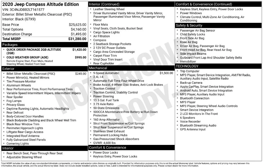 Used 2020 Silver Jeep Latitude image 17