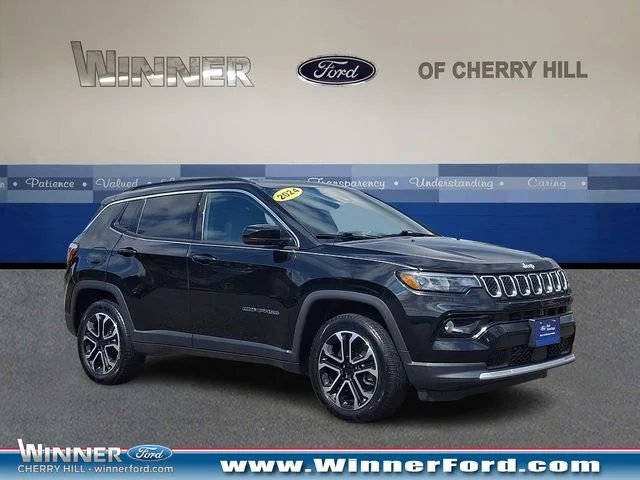 Certified Used 2024 Diamond Black Jeep Limited image 1
