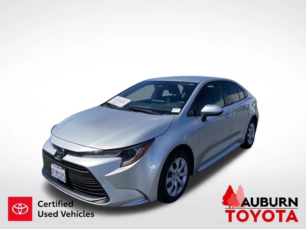 Certified Used 2023 Silver Toyota LE image 4