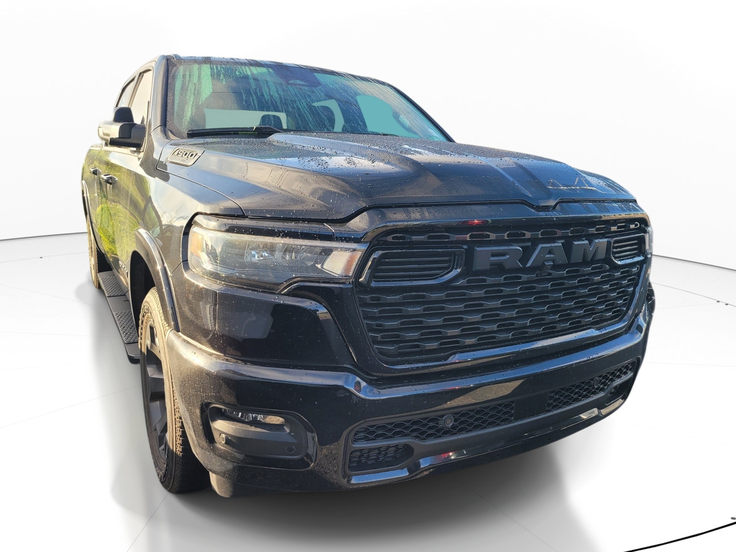 Used 2025 Diamond Black Crystal Pearlcoat Ram Big Horn image 1