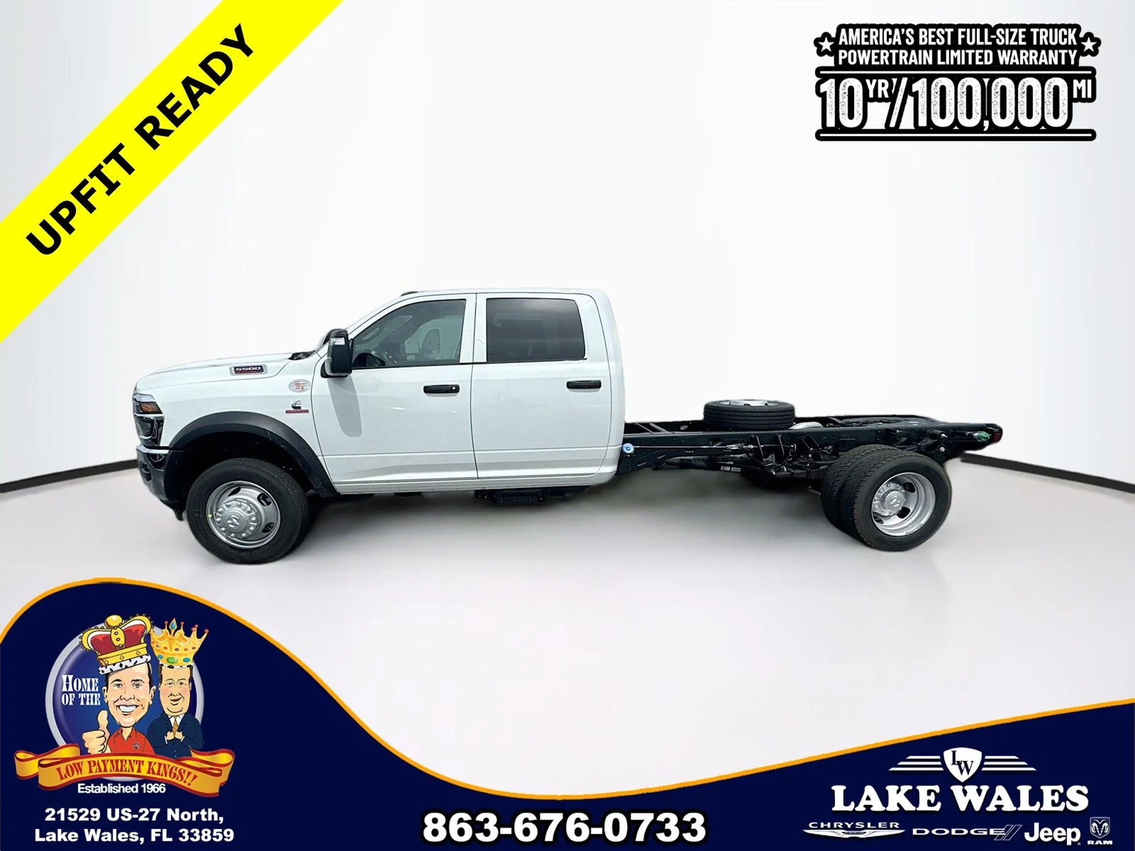 New 2026 Bright White Clear-Coat Exterior Paint RAM TRADESMAN image 3