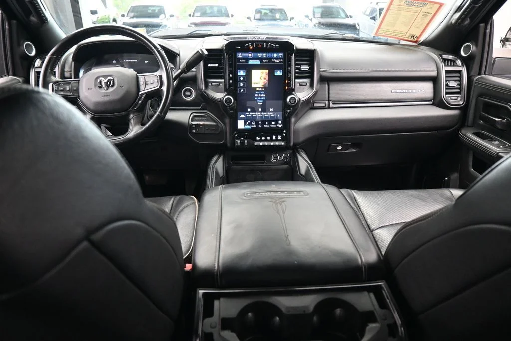 Used 2023 Diamond Black Crystal Pearlcoat Ram Limited image 44