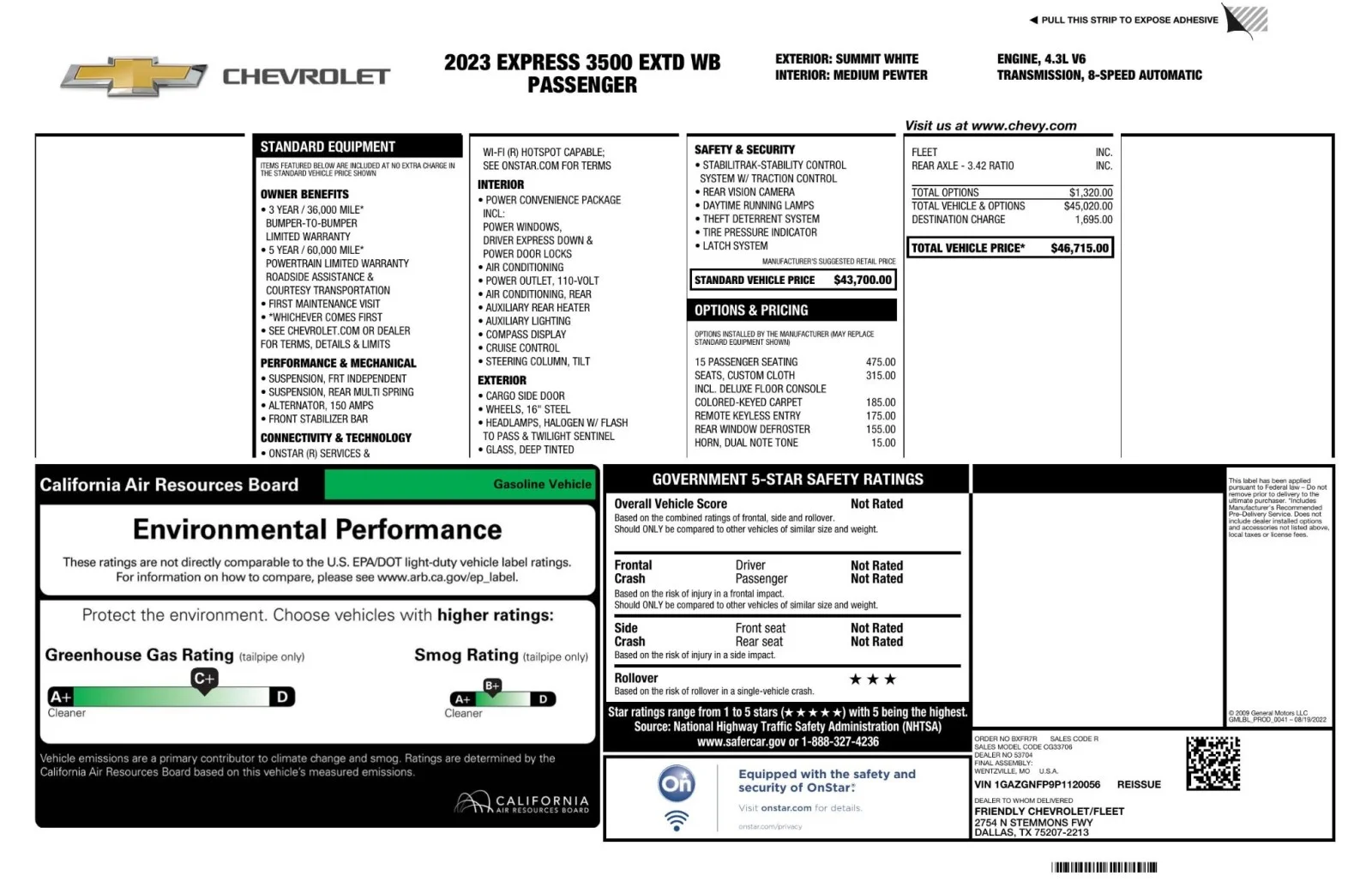 2023 Chevrolet Express Passenger LS - Photo 9