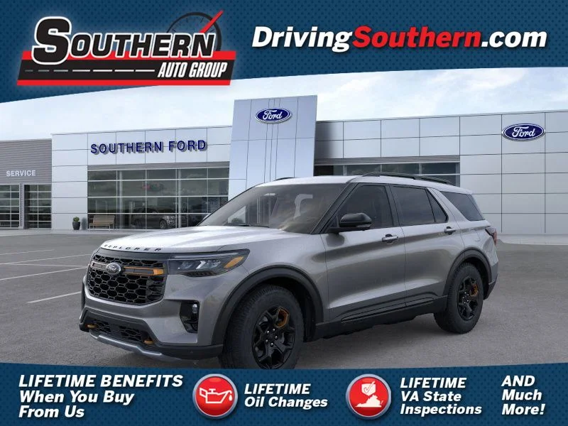 New 2026 Carbonized Gray Metallic Ford Tremor image 1