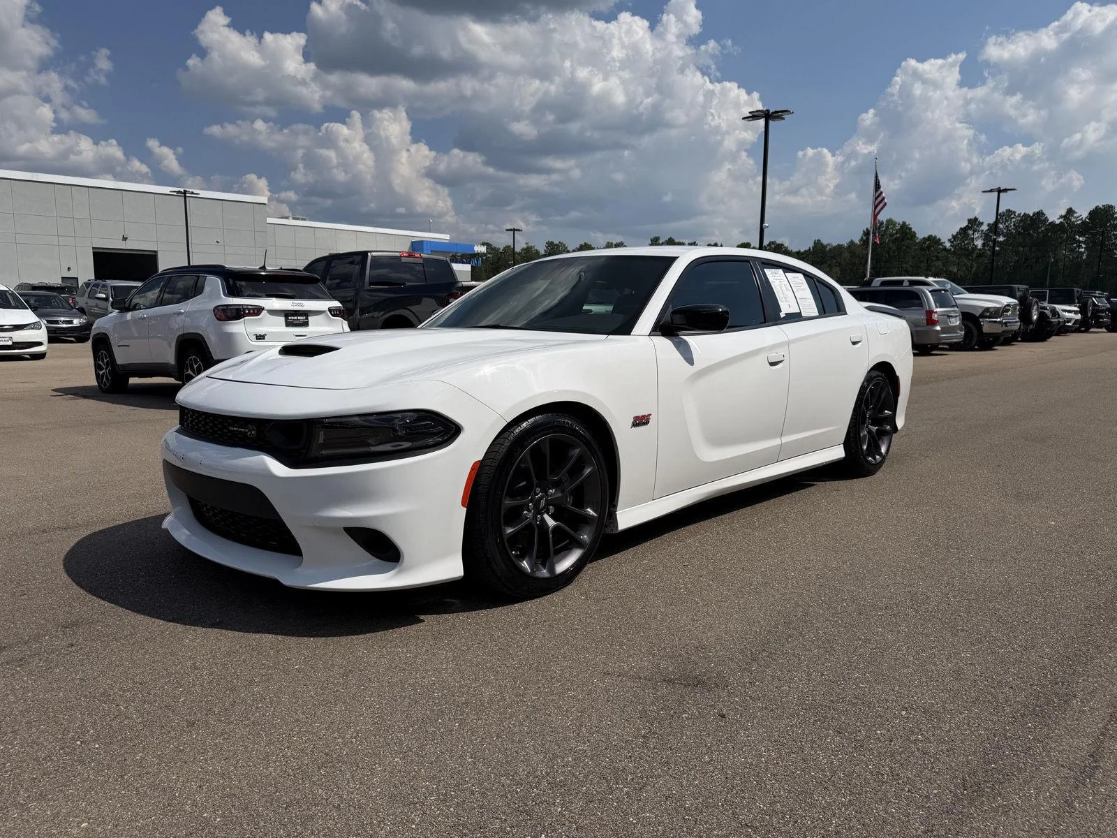 Used 2023 White Knuckle Clearcoat Dodge Scat Pack image 1