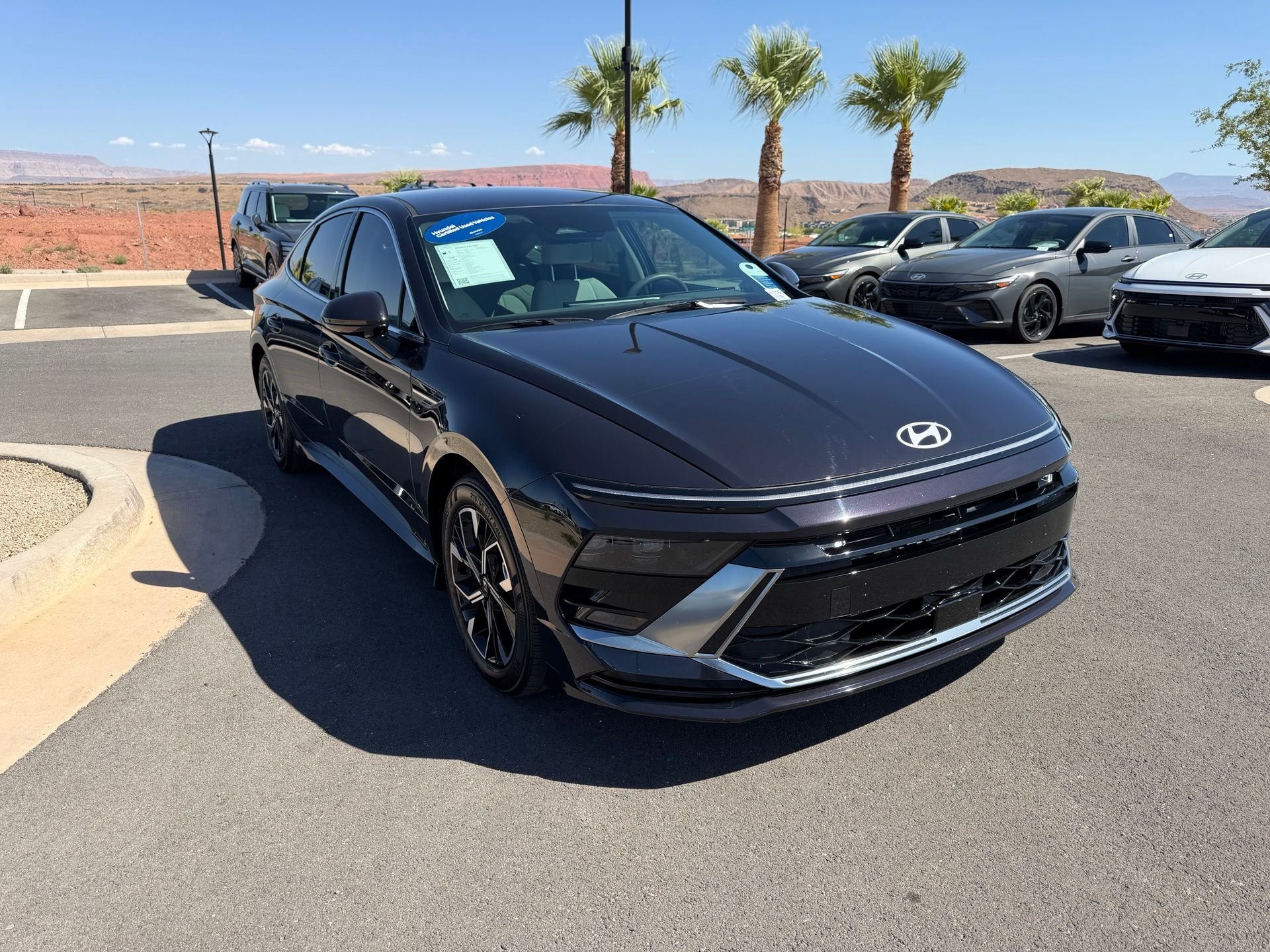 Certified Used 2025 Blue Hyundai SEL image 3