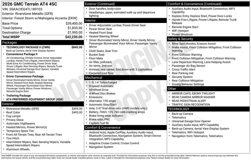 Used 2026  GMC AT4 image 6