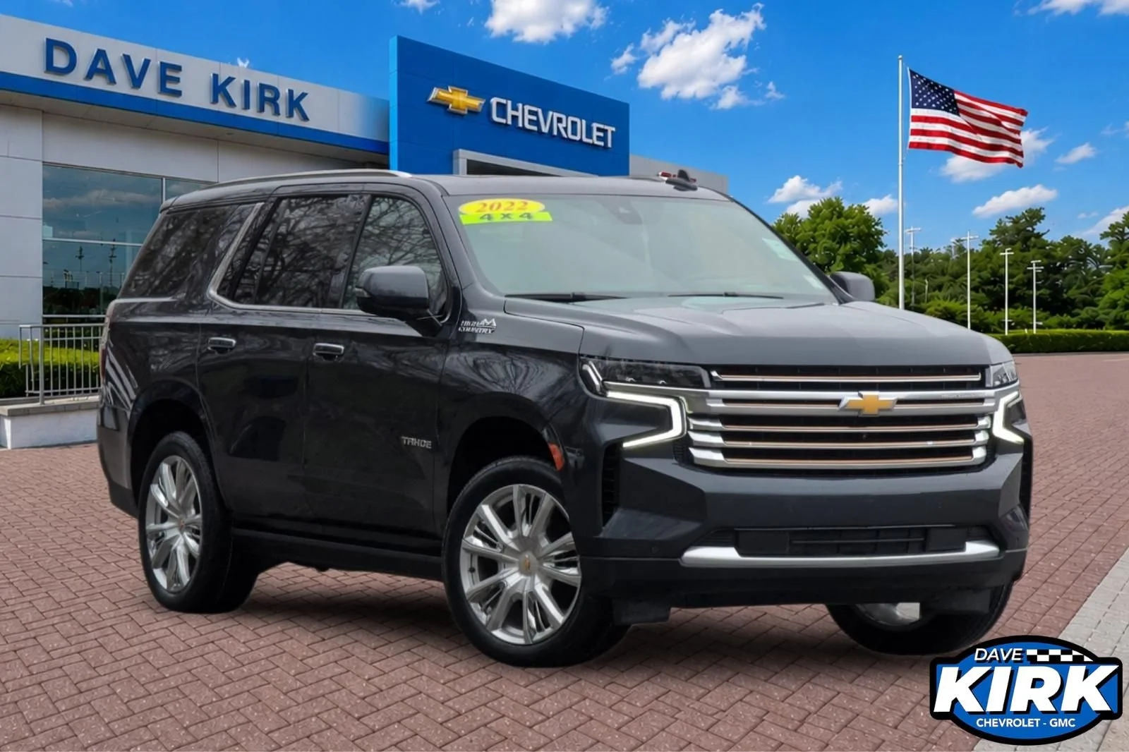 Used 2022 EVERGREEN GRAY METALLIC Chevrolet High Country image 1