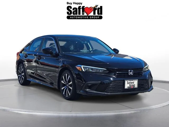 Certified Used 2023 Crystal Black Pearl Honda EX image 3