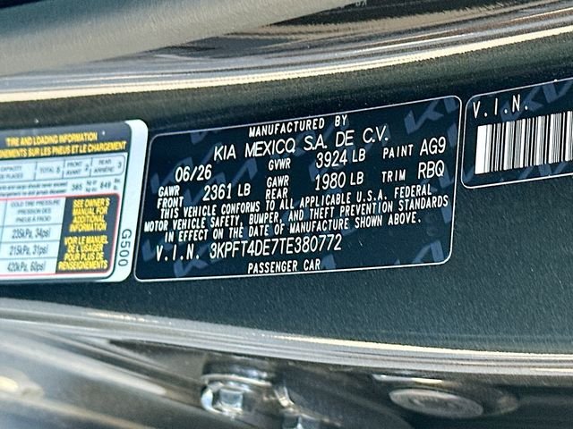New 2026 Interstellar Gray Kia LXS image 31
