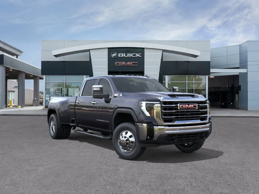 New 2026 Titanium Rush Metallic GMC SLT DRW image 1