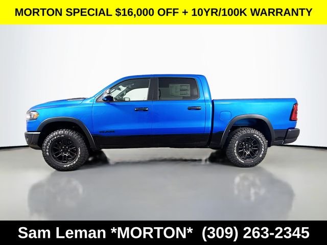 New 2026 Hydro Blue Pearl-Coat Exterior Paint Ram Rebel image 4