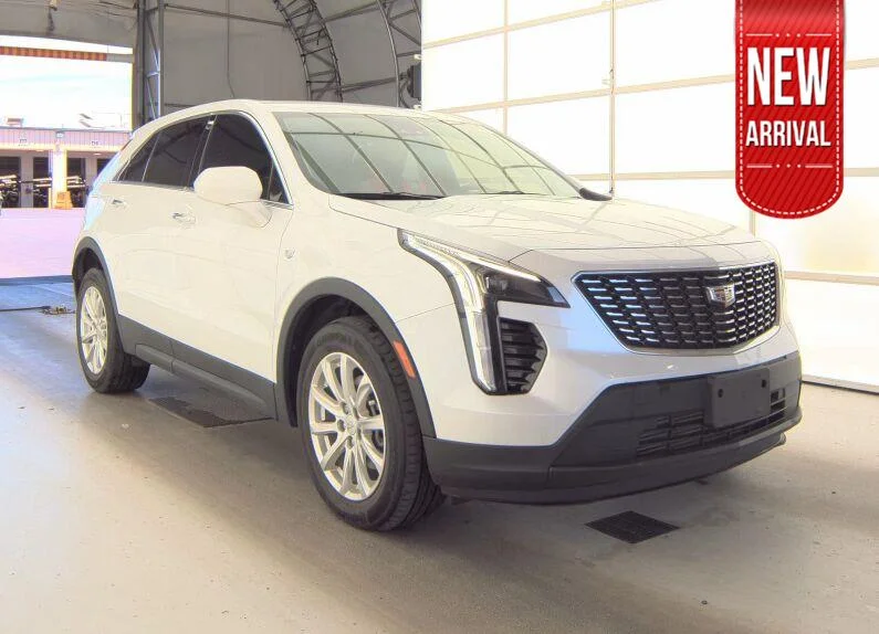 Used 2023 Crystal White Tricoat Cadillac AWD Luxury image 1