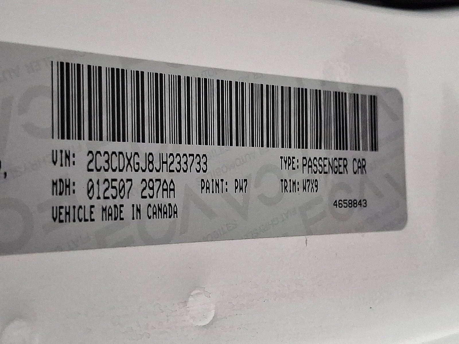 Used 2018 White Knuckle Clearcoat - PW7 Dodge R/T Scat Pack RWD image 25