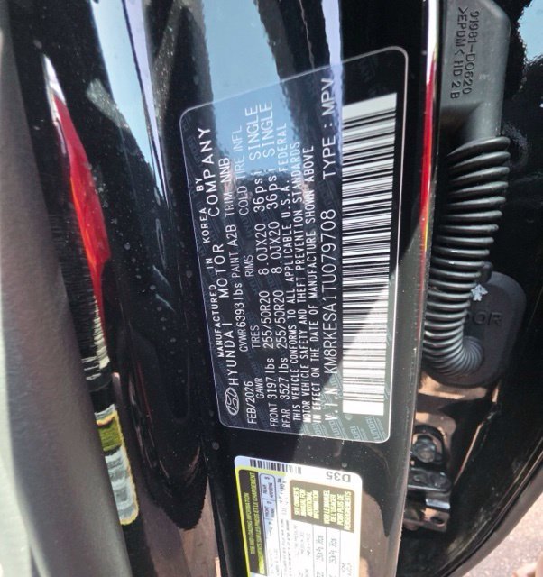 Certified Used 2026 Abyss Black Hyundai Limited image 14