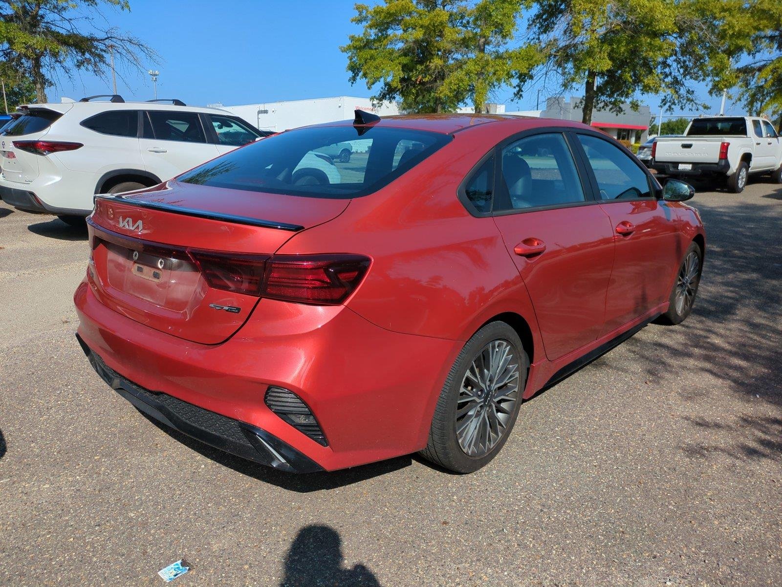 Used 2023 Fire Orange Kia GT-Line image 4