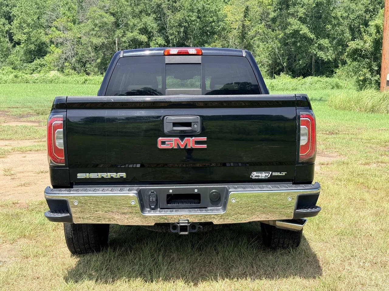 Used 2018 Black GMC SLT 4x2 4dr Crew Cab 5.8 ft. SB image 4
