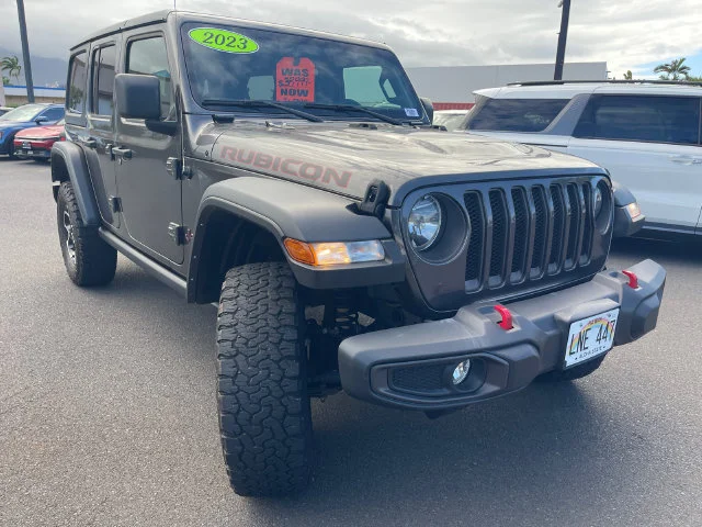 Used 2023 Gray Jeep Rubicon image 3