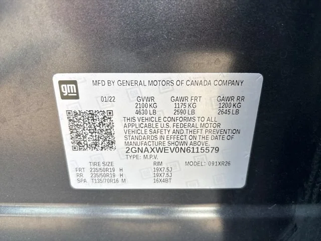 Used 2022 Iron Gray Metallic Chevrolet RS image 35