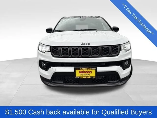New 2026 Bright White Clear-Coat Exterior Paint Jeep Limited image 2