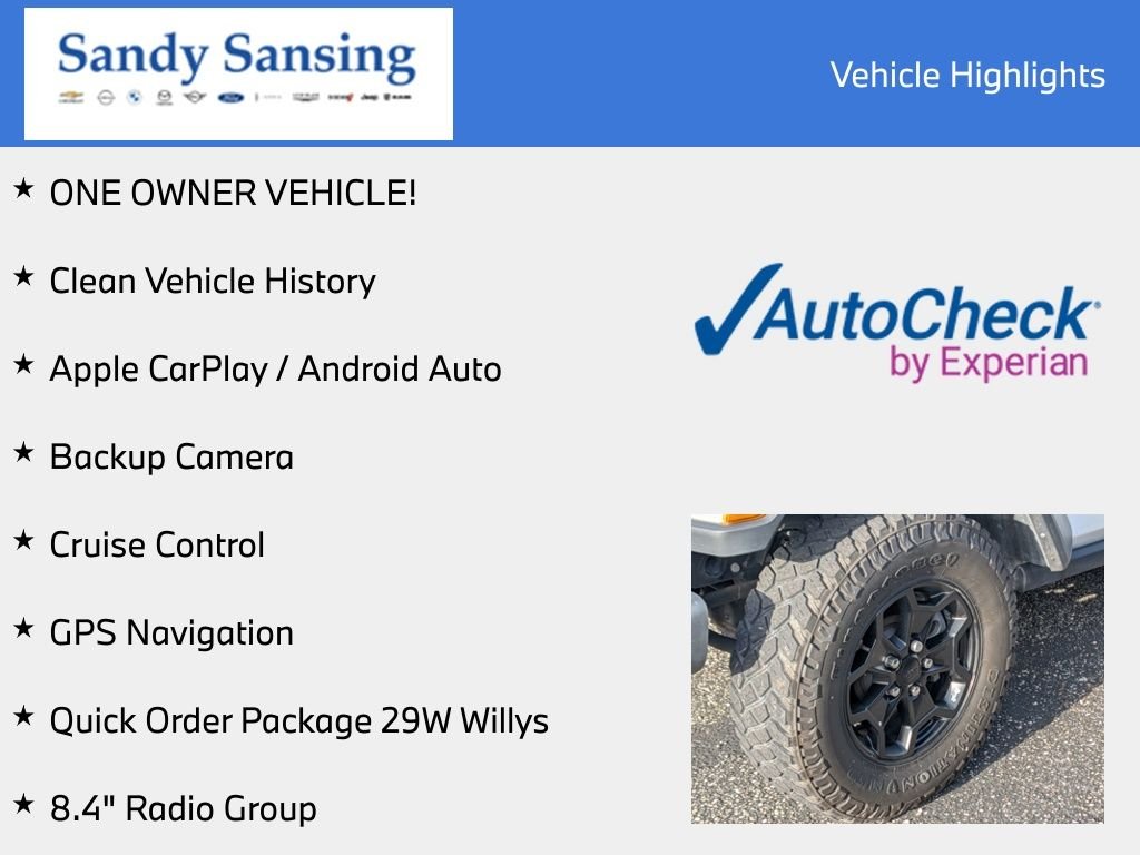 Used 2023 White Jeep Willys 4xe image 8