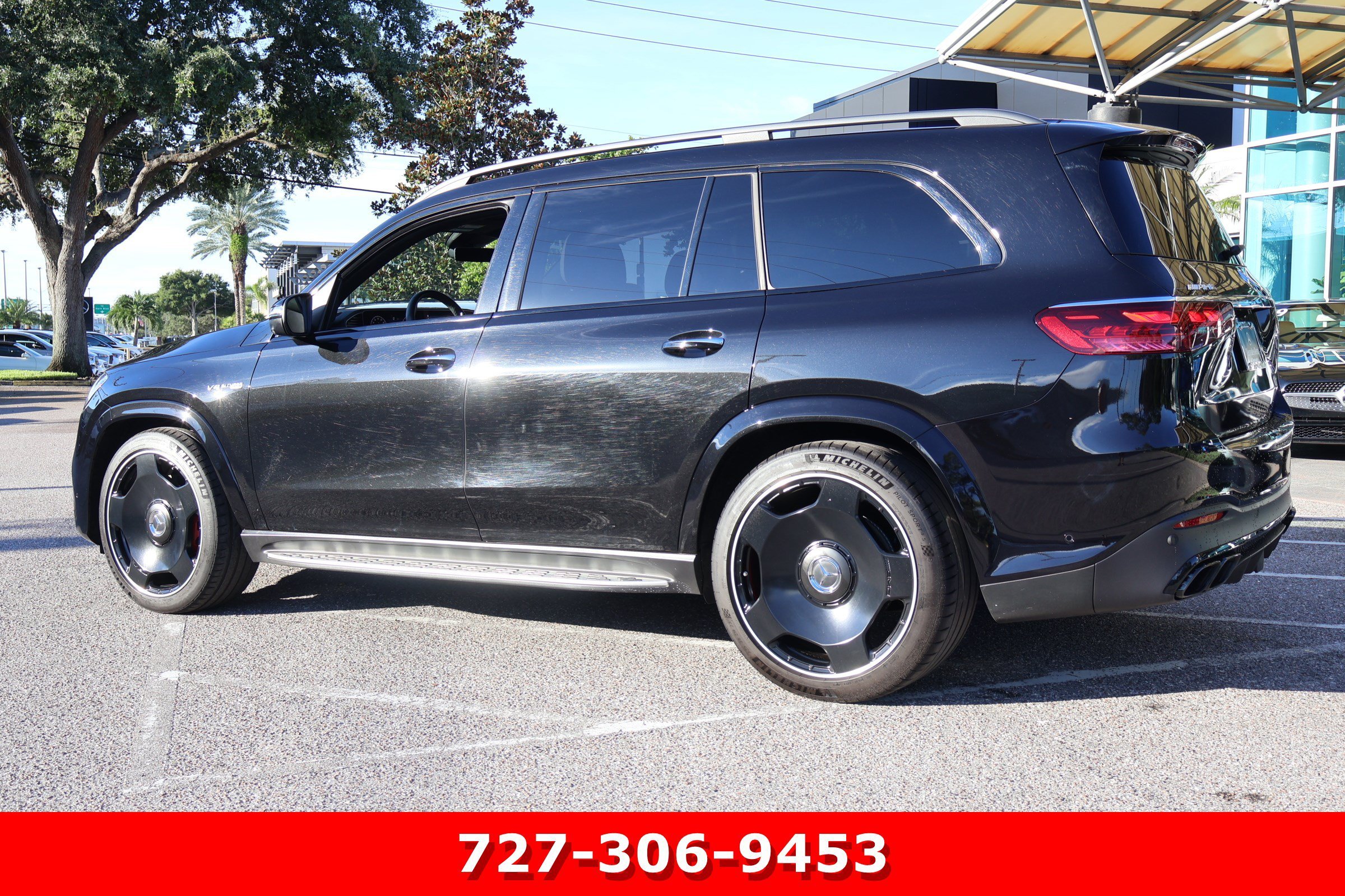 Certified Used 2024 Obsidian Black Metallic Mercedes-Benz AMG® GLS 63 image 7