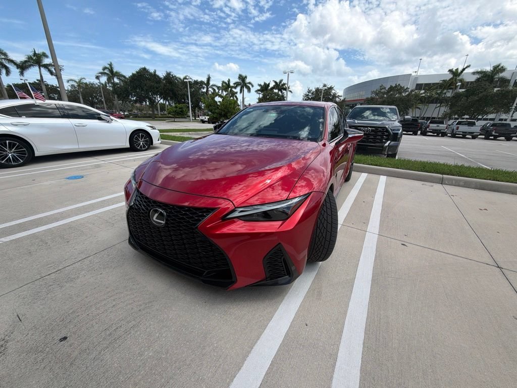 Used 2024 Infra Red Lexus IS 350 F SPORT Design image 5